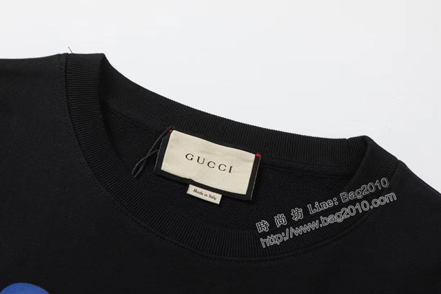 Gucci古奇專櫃古馳2023FW新款印花衛衣 男女同款 tzy3097